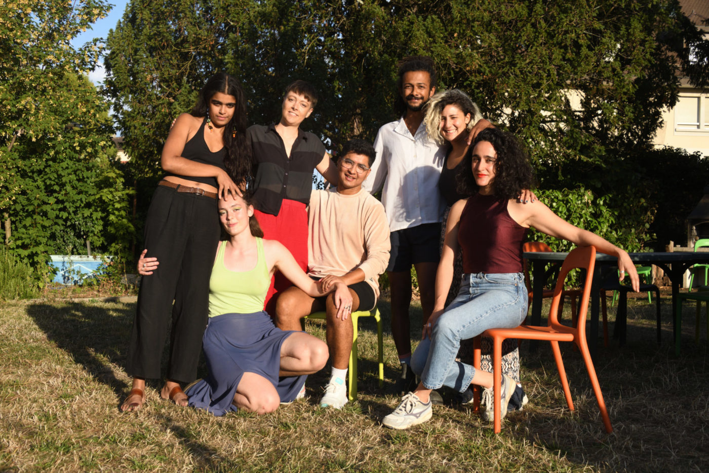 Portrait of the artists participating to the Watch&Talk 2023 residency.