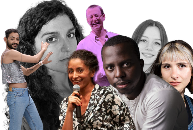 This is a portrait of the people taking part in Watch & Talk.